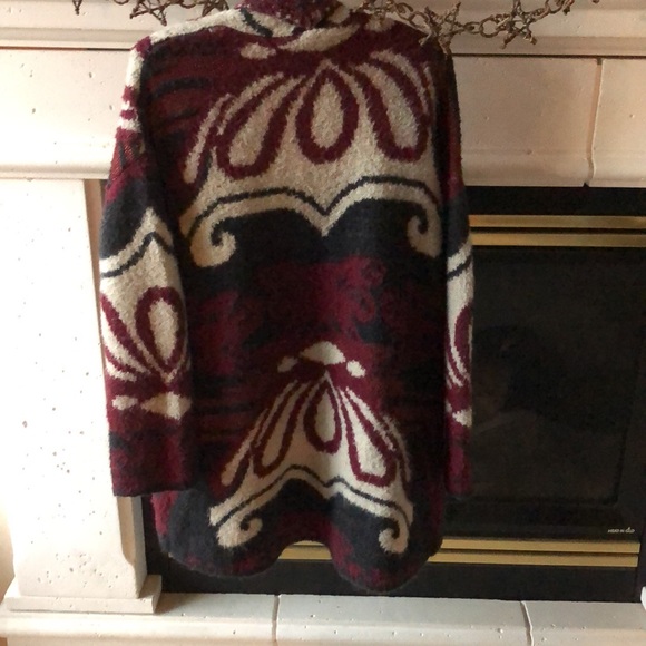 Free People wool blend cardigan warm oversized small - Picture 5 of 6